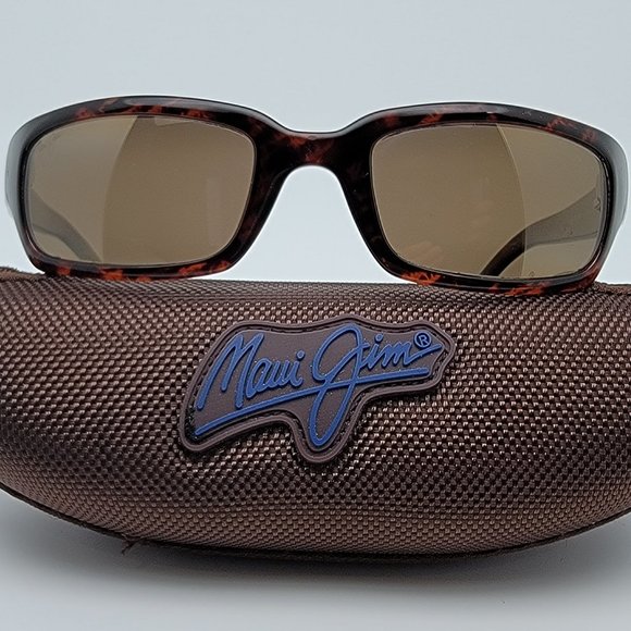 Maui Jim MJ-140-10 Makua Tortoise Frame Polarized HCL Bronze Lens Sunglasses - Picture 1 of 14